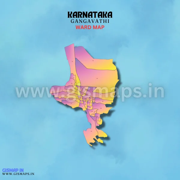 Gangavathi Ward Map (Karnataka)